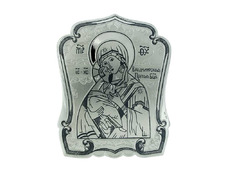 Серебряная икона «Владимирская»
